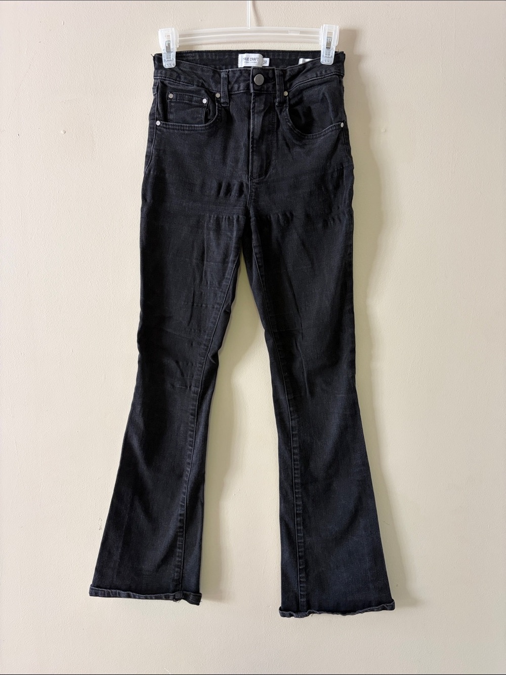 True Craft Black Women's Flare Jeans